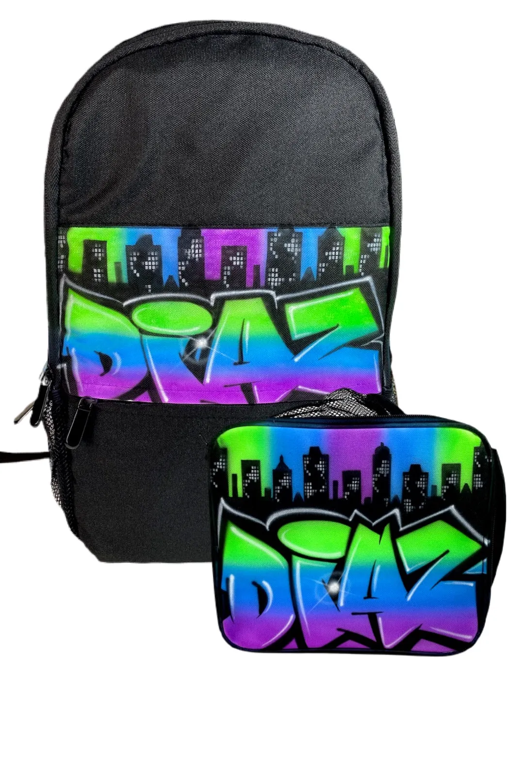 3 Colour City Style Custom Combo (Combo1) 1x TruckerCap, 1x Backpack, 1x Lunchbox