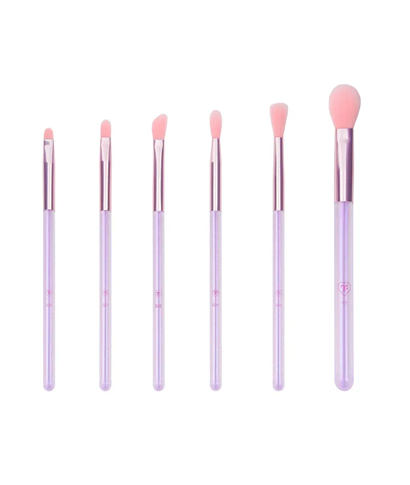 6 Piece Disco Brush Set   Bag