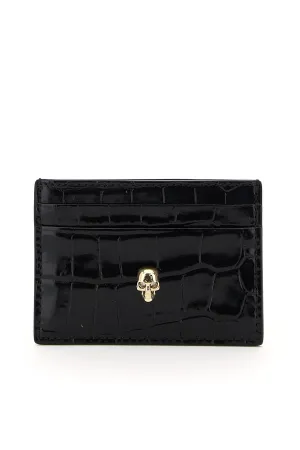 Alexander mcqueen skull card holder