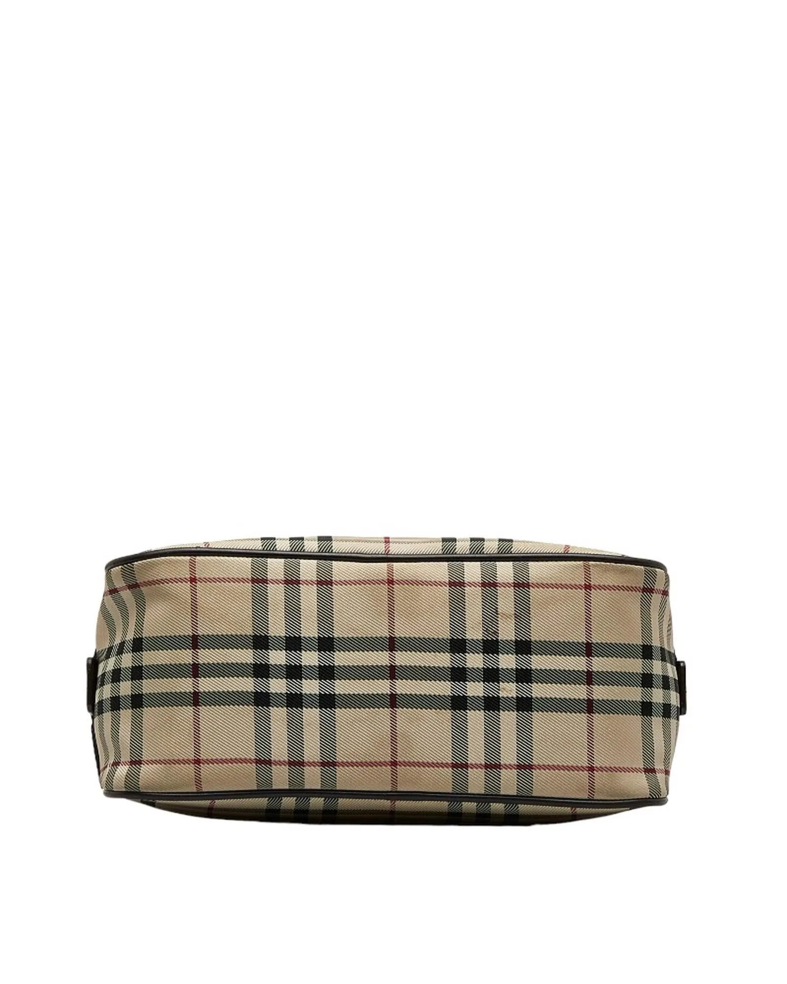 Authentic Burberry Nova Check Canvas Leather Handbag