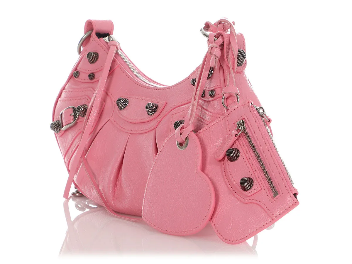 Balenciaga XS Sweet Pink Le Cagole Shoulder Bag