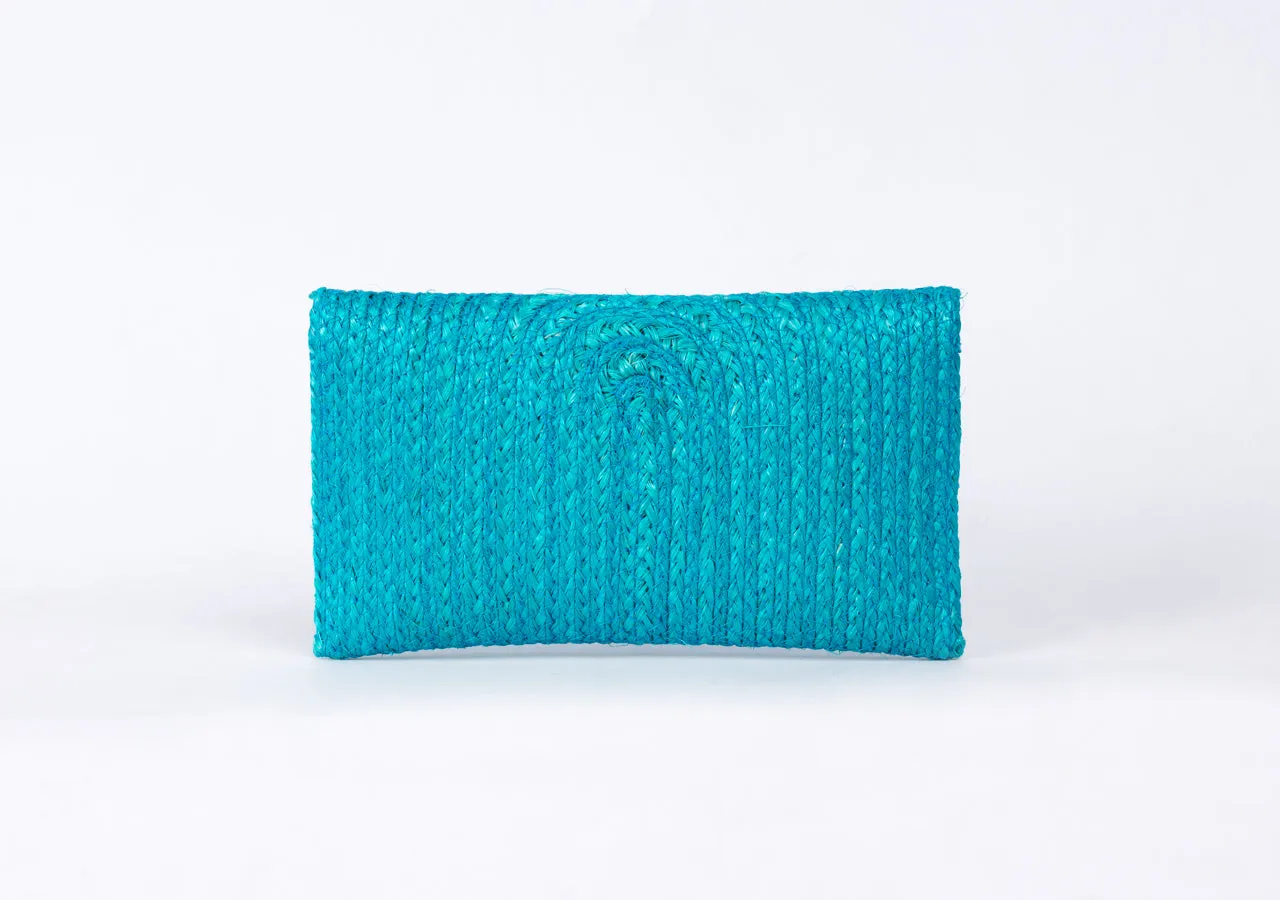 Bangkok Craft - Sisal Mini Clutch Bag (Sky)