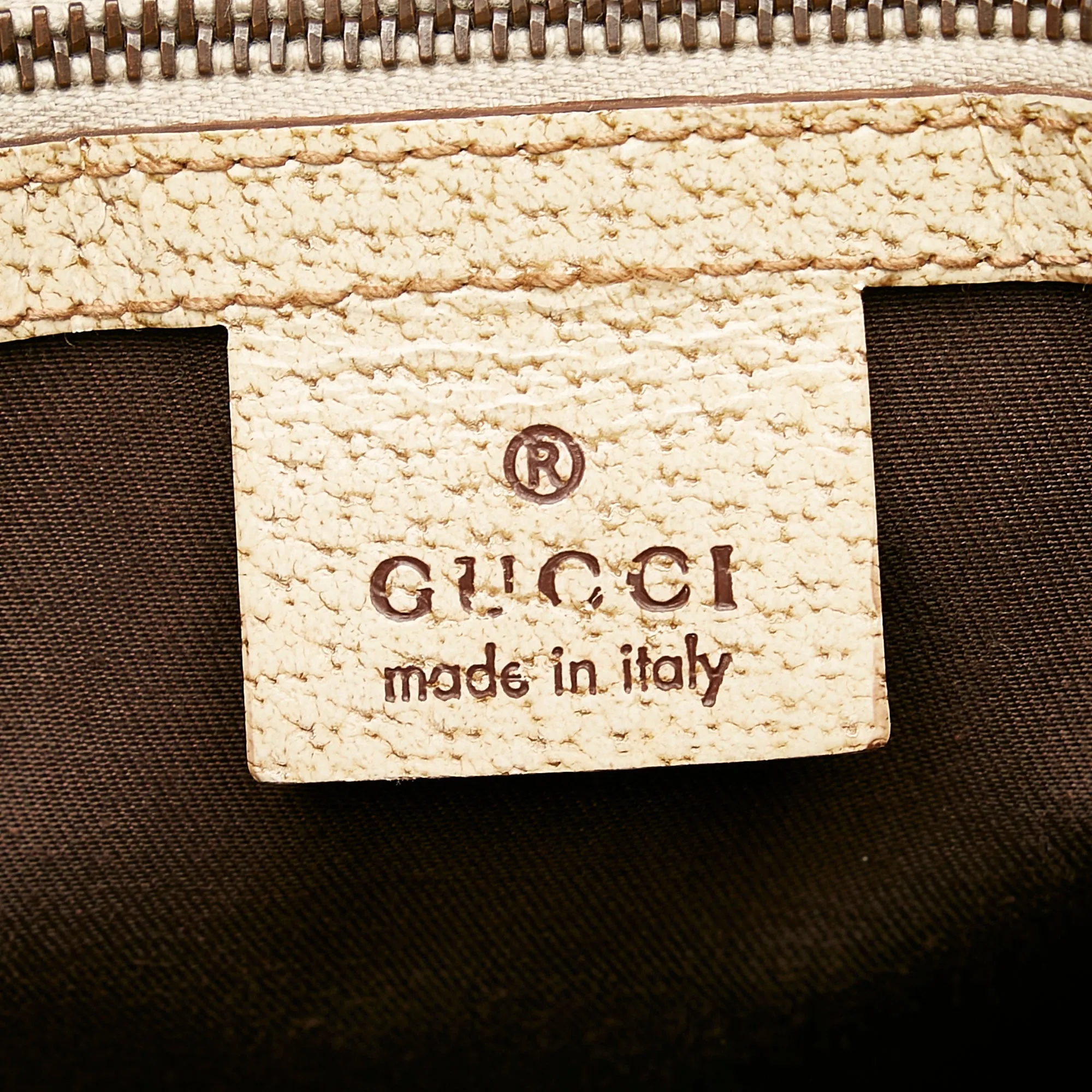 Beige Gucci GG Canvas Tote Bag