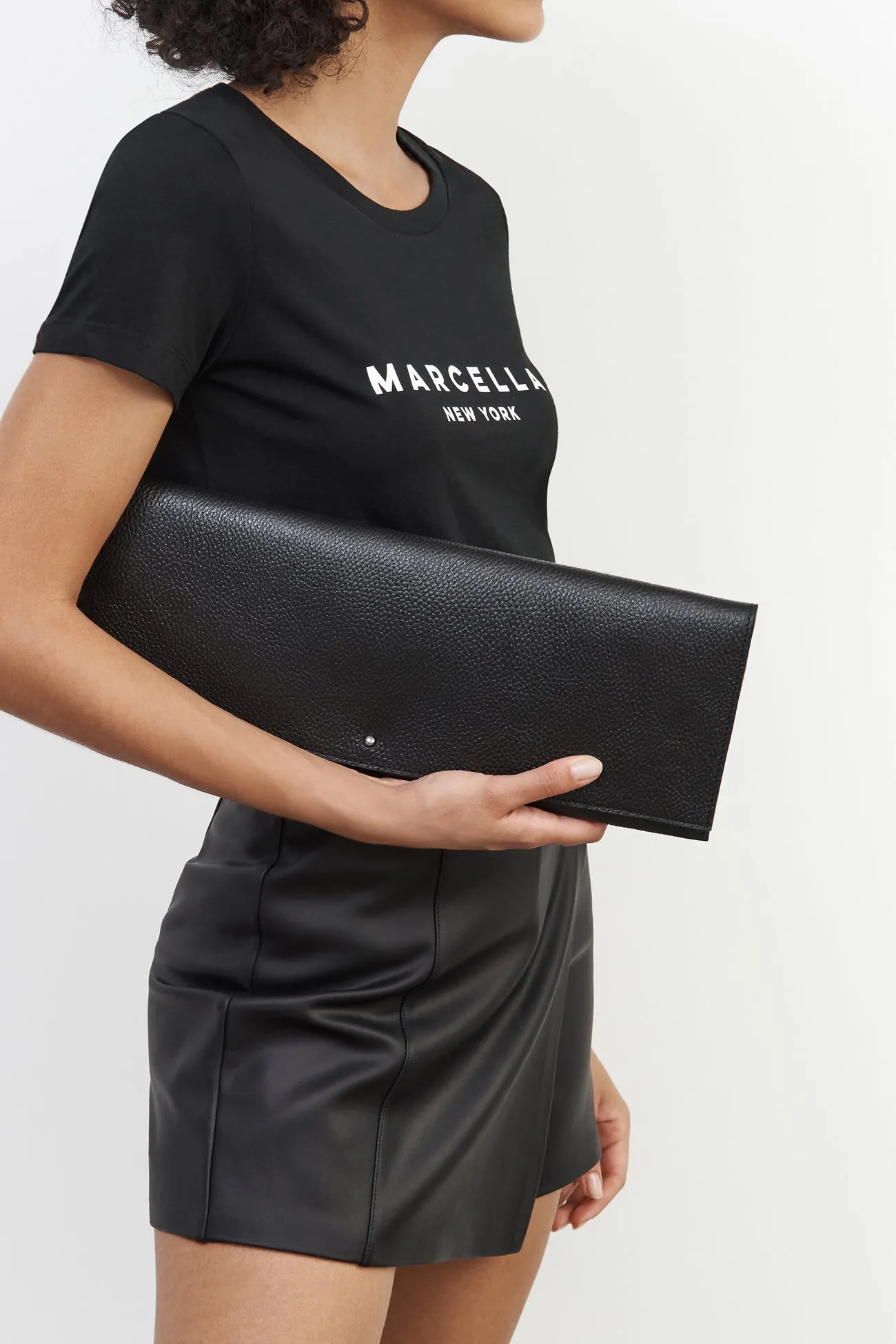 Belle Leather Clutch