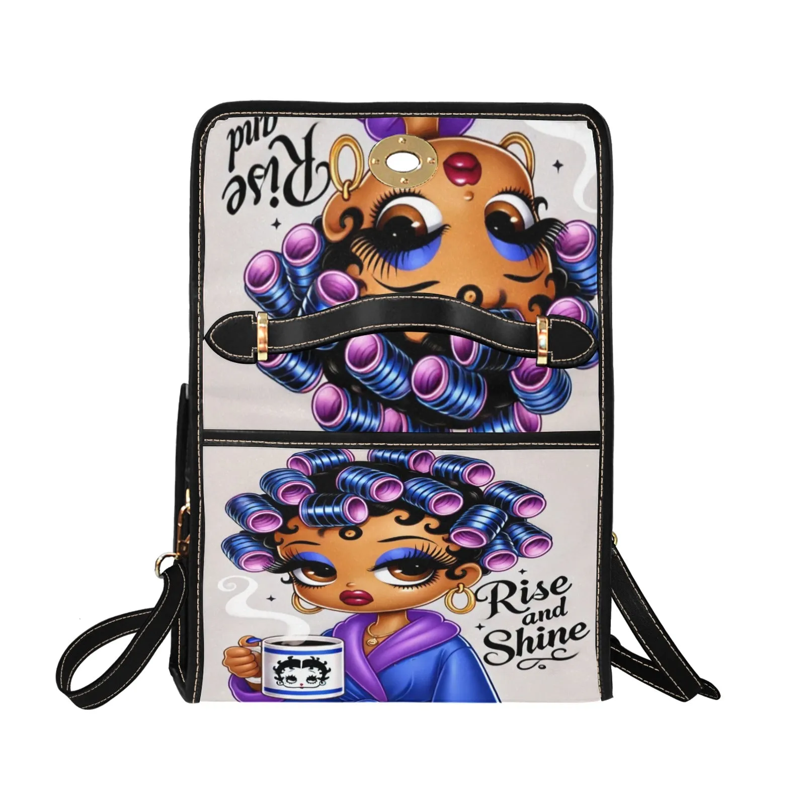 Betty Boop Rise and Shine Canvas Handbag