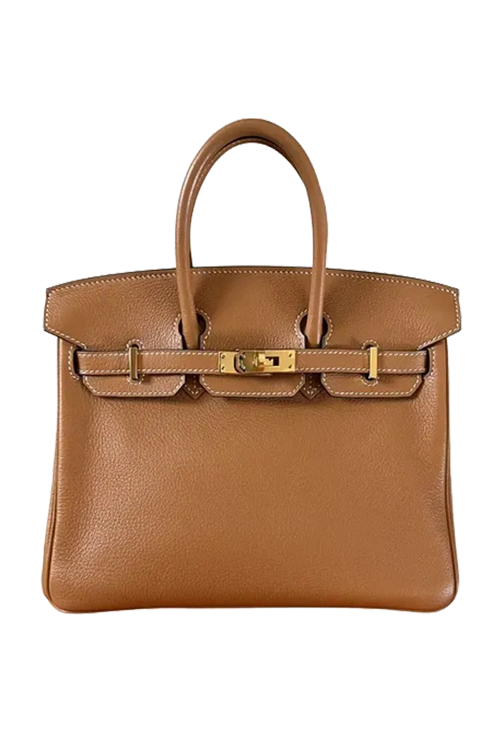 Birkin 25 Brown Leather Handbag