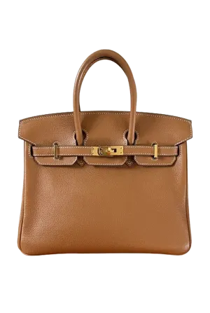 Birkin 25 Brown Leather Handbag