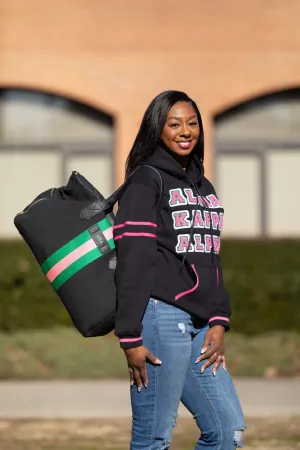 Black AKA  Canvas Duffle Bag