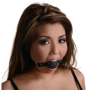 Black Silicone Ball Gag