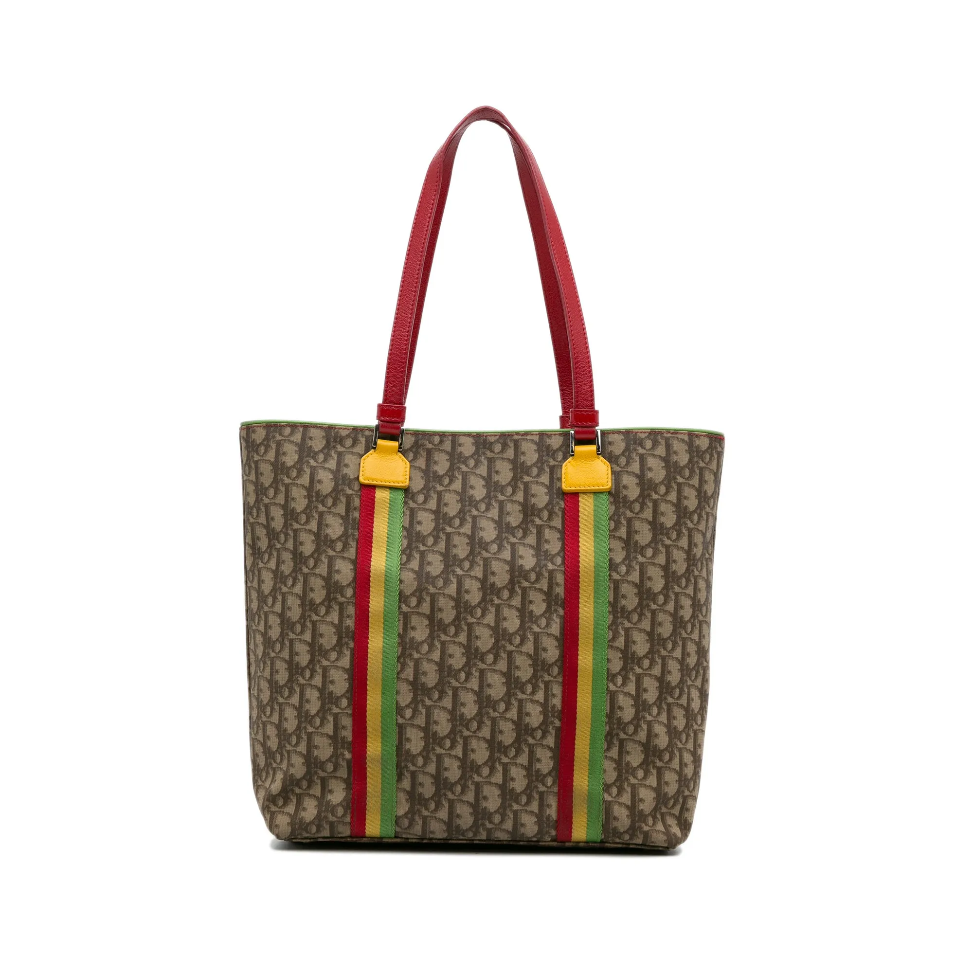 Brown Dior Diorissimo Rasta Tote Bag