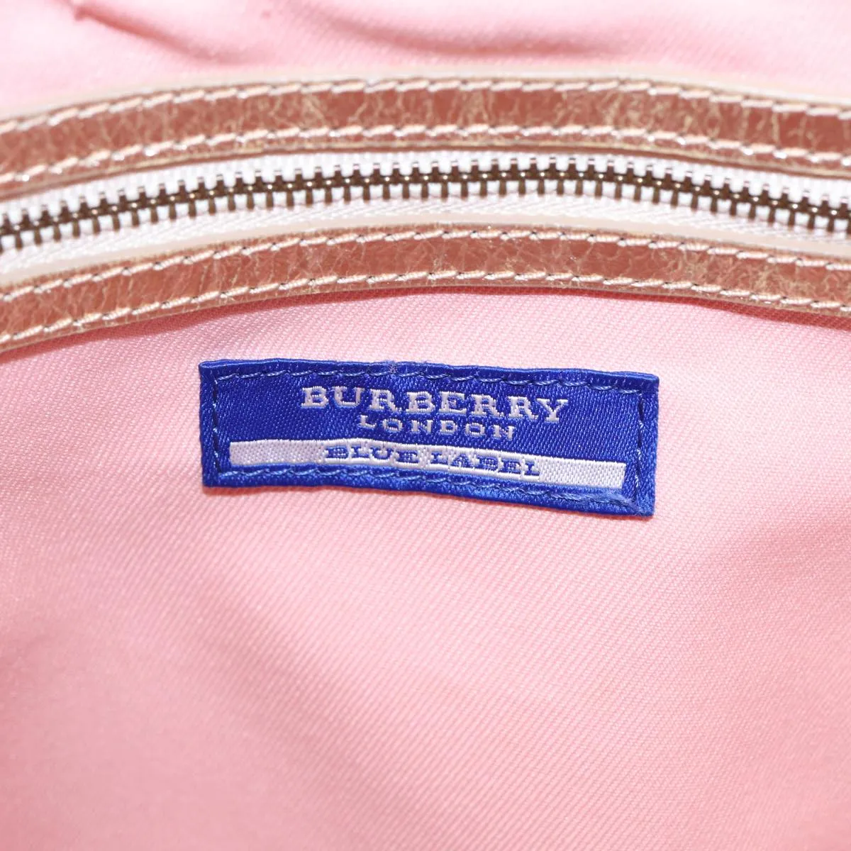 BURBERRY Blue Label Shoulder Bag Canvas Beige  87317