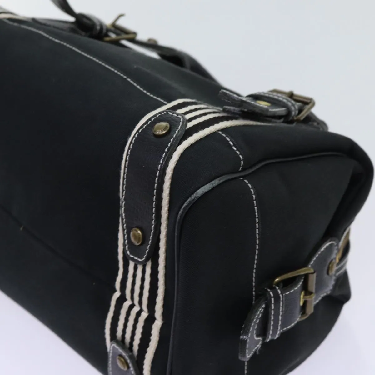 BURBERRY Hand Bag Canvas Black  bs13113