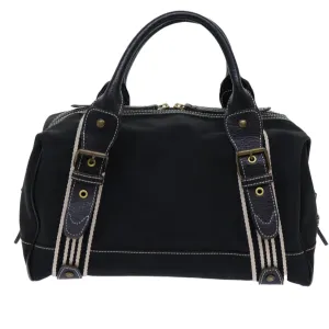 BURBERRY Hand Bag Canvas Black  bs13113