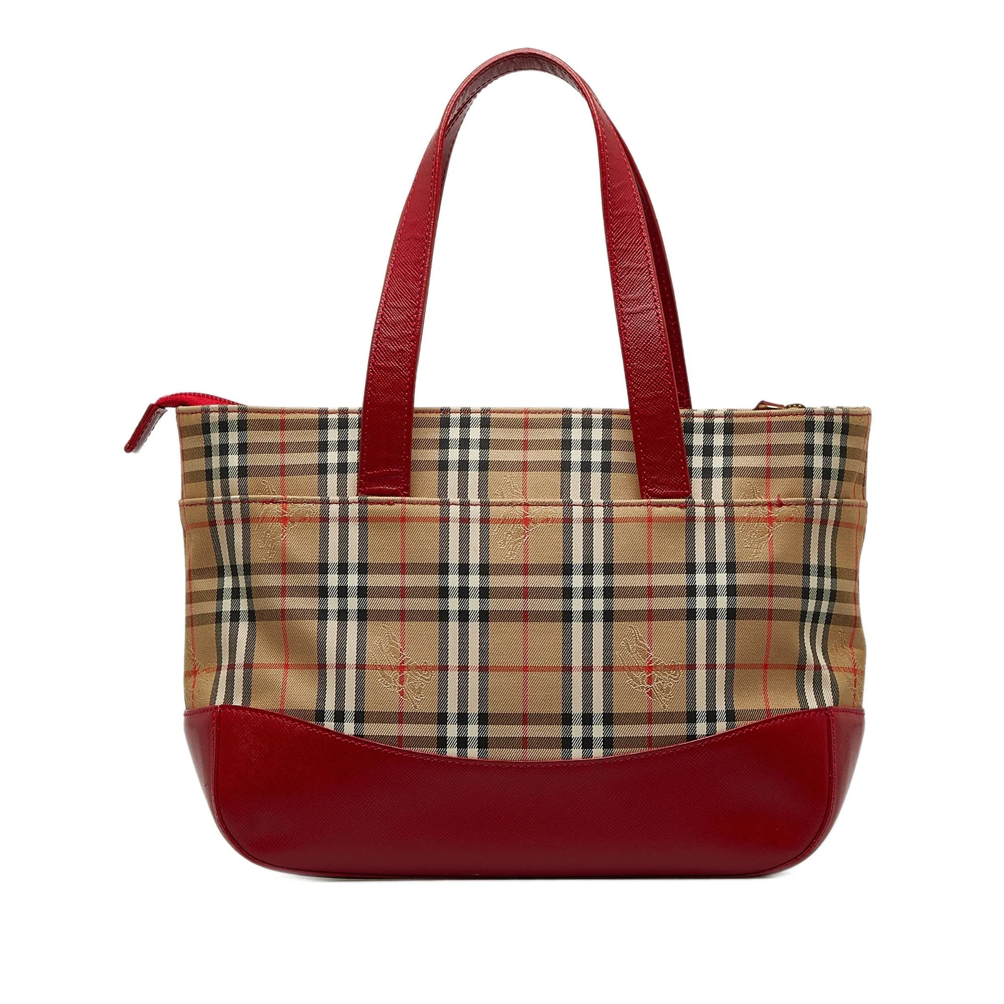 BURBERRY Haymarket Check Handbag