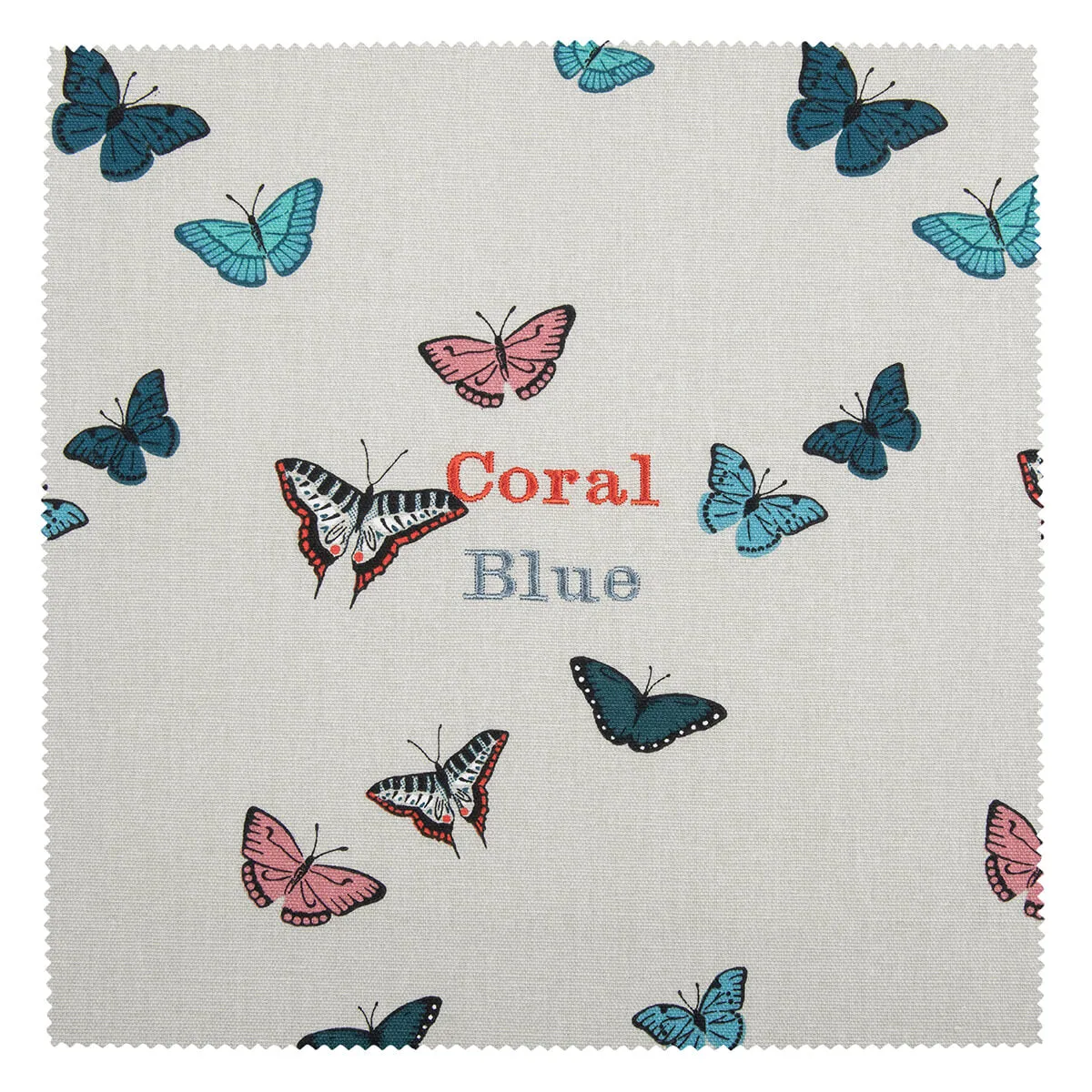 Butterflies Canvas Makeup Bag