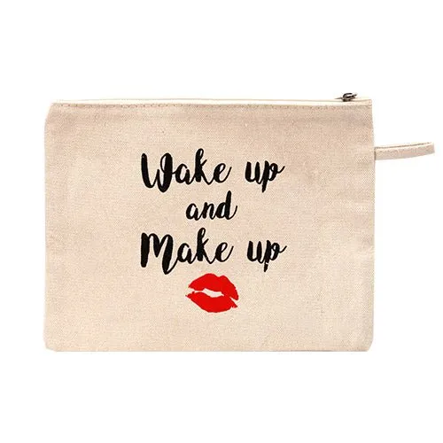 Canvas Makeup Bag