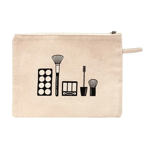 Canvas Makeup Bag