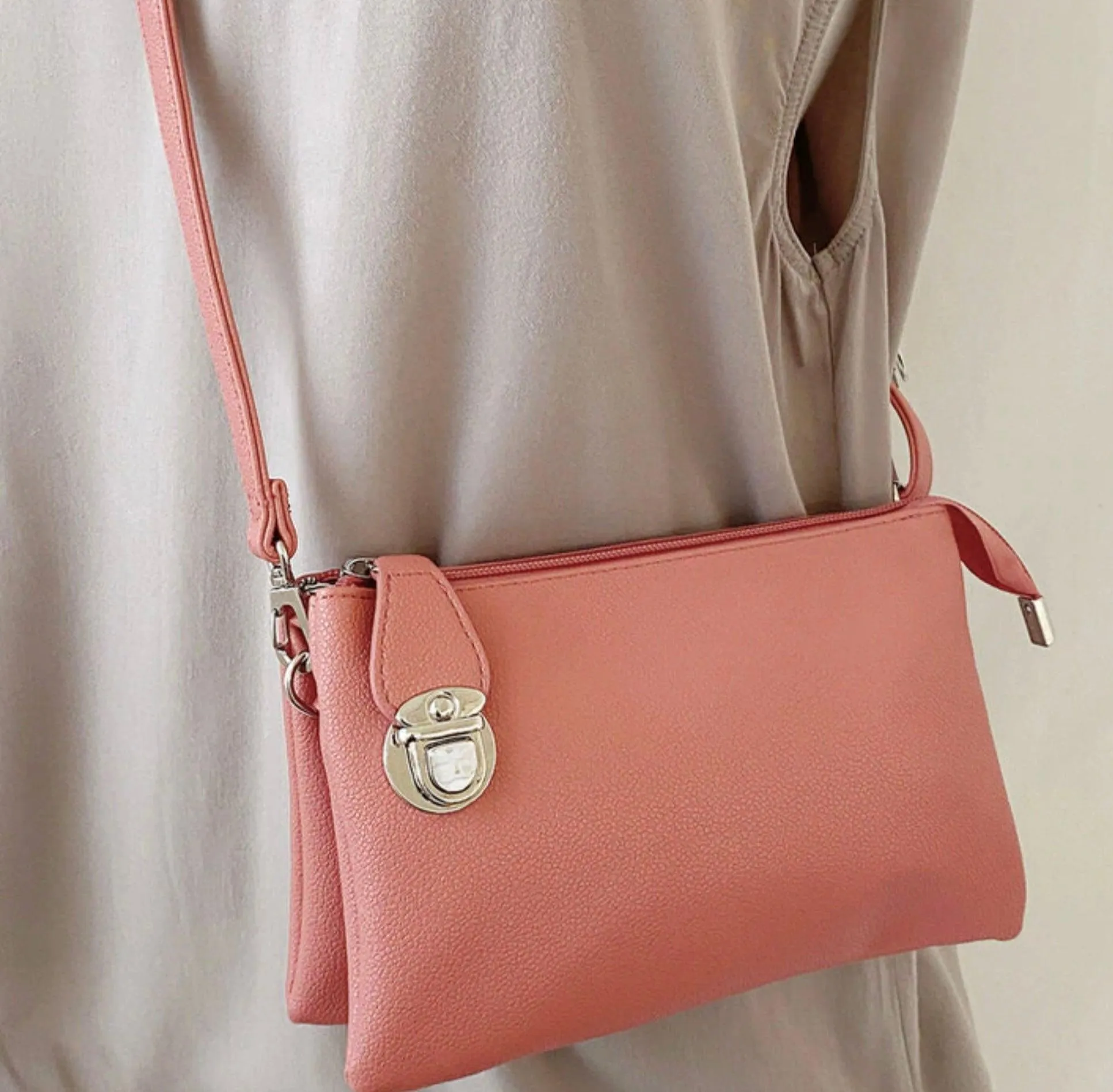 Caracol Coral Crossbody Bag