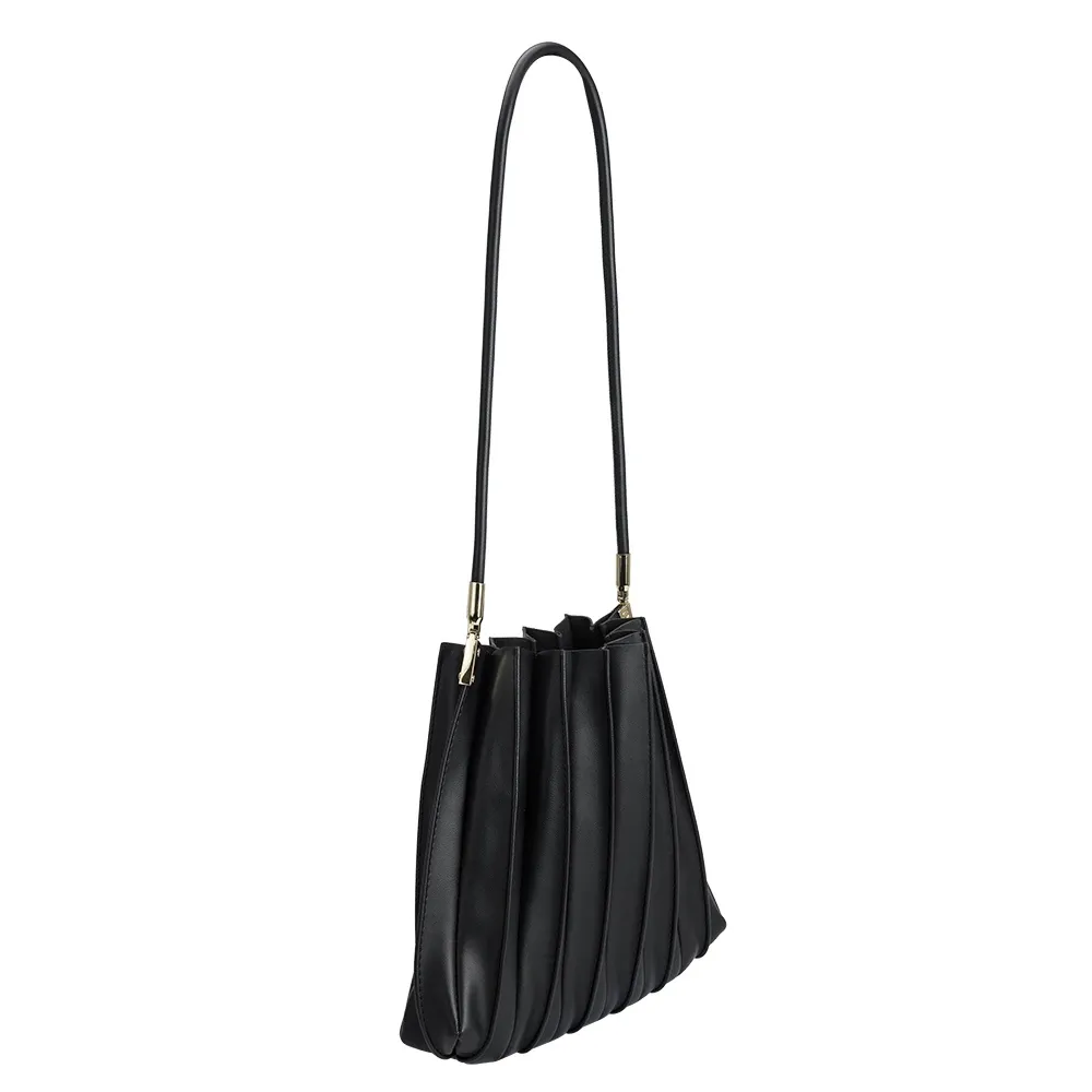 Carrie Black Medium Shoulder Bag