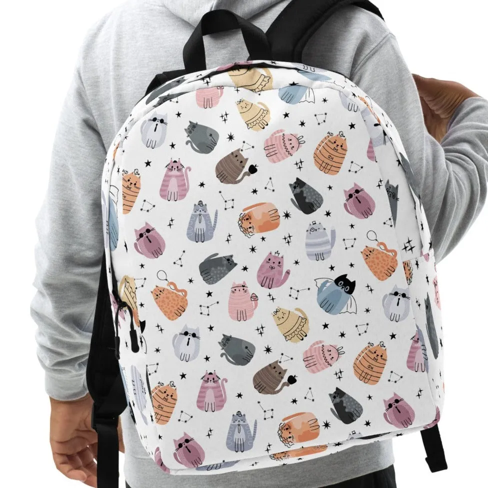 Cat Lovers Favorite Minimalist Backpack