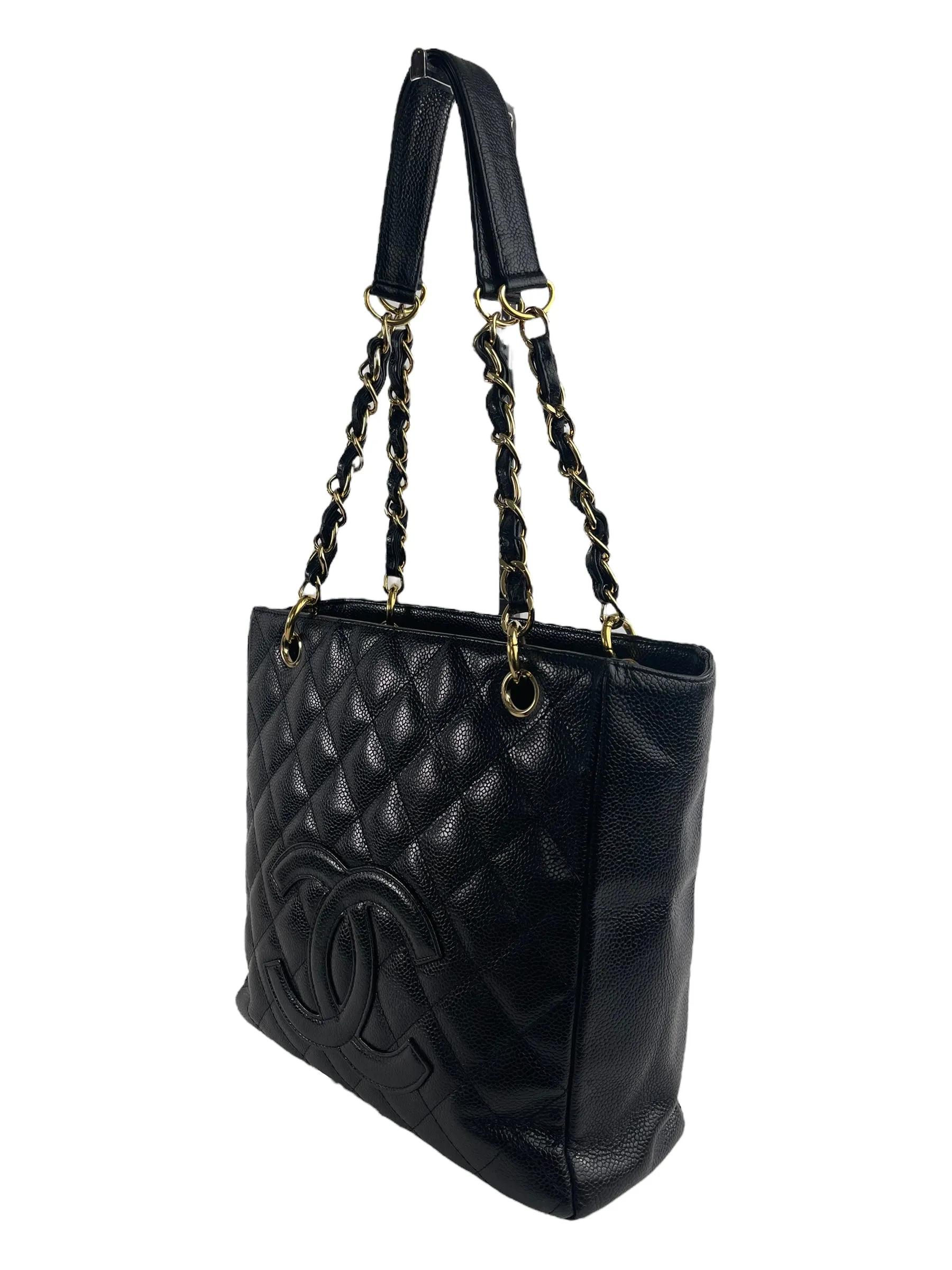 Chanel Black Caviar Leather PST