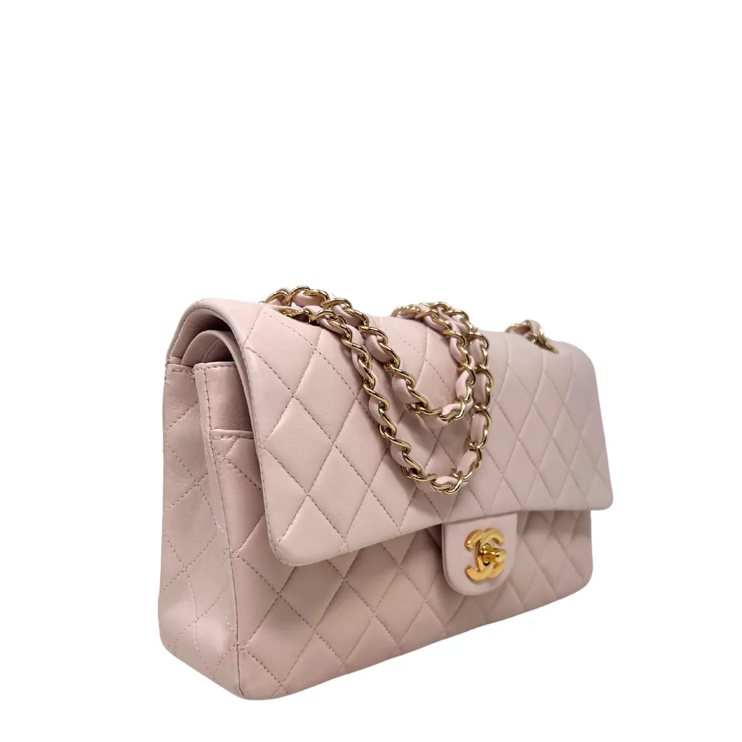 Chanel Classic Pink Medium Double Flap