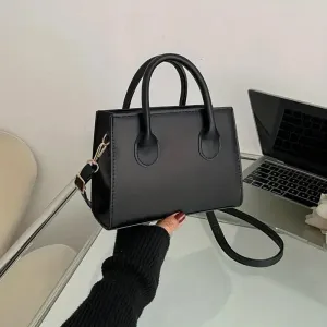 Chic Black Mini Tote Bag