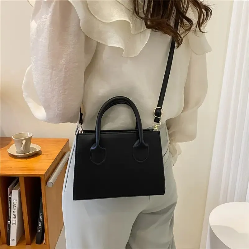 Chic Black Mini Tote Bag