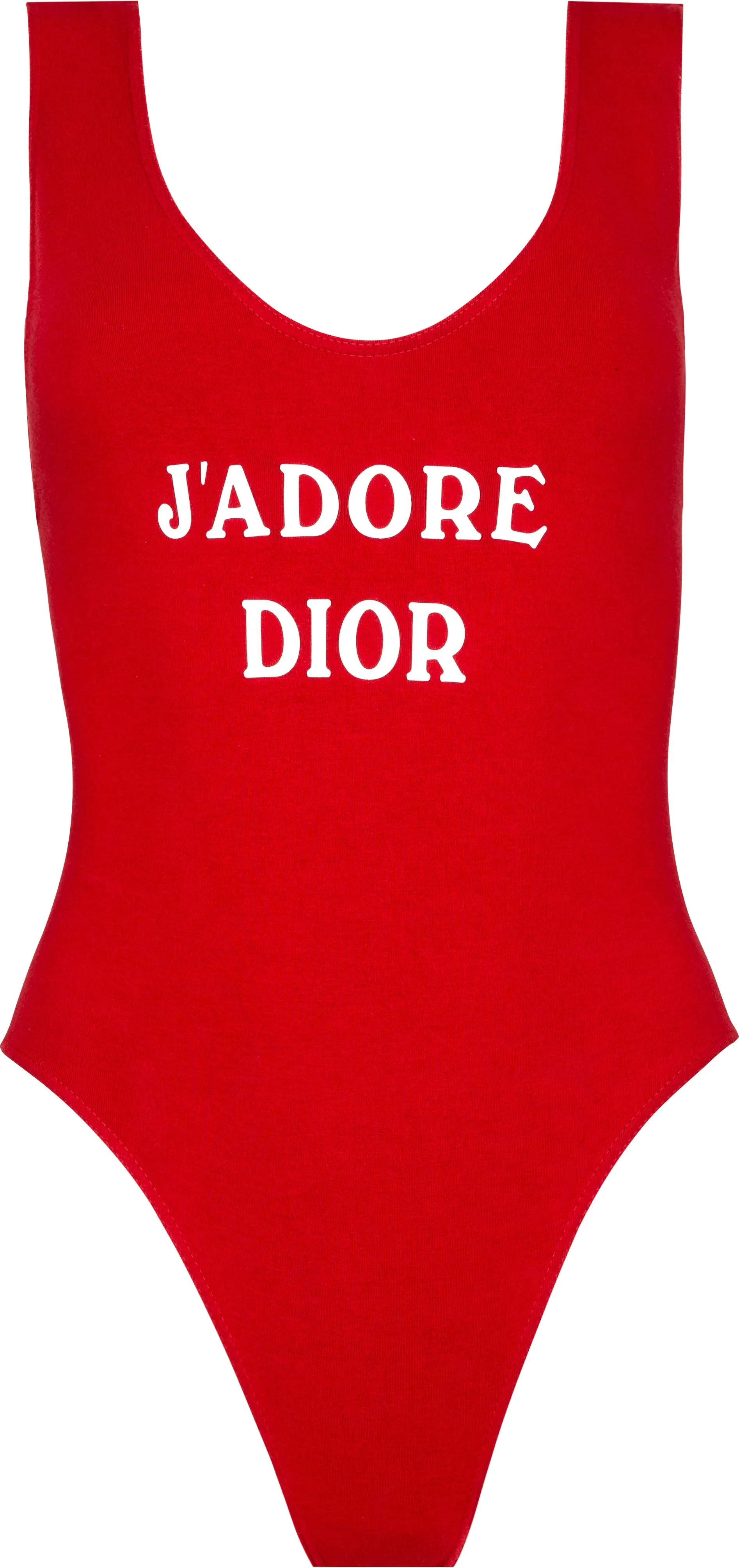 Christian Dior Red J'Adore Dior One-Piece