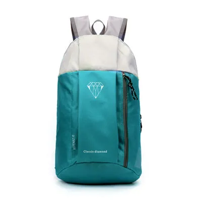 Classic Diamonds Nylon Waterproof Backpack Women 7 Colors Ultralight Small Capacity Travel Bag Men Small Backpacks For Children