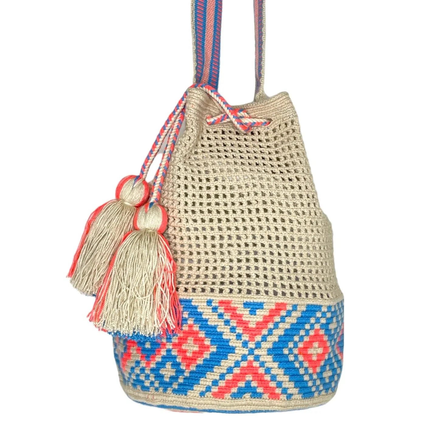 Colorful Crochet Mesh Bags | L