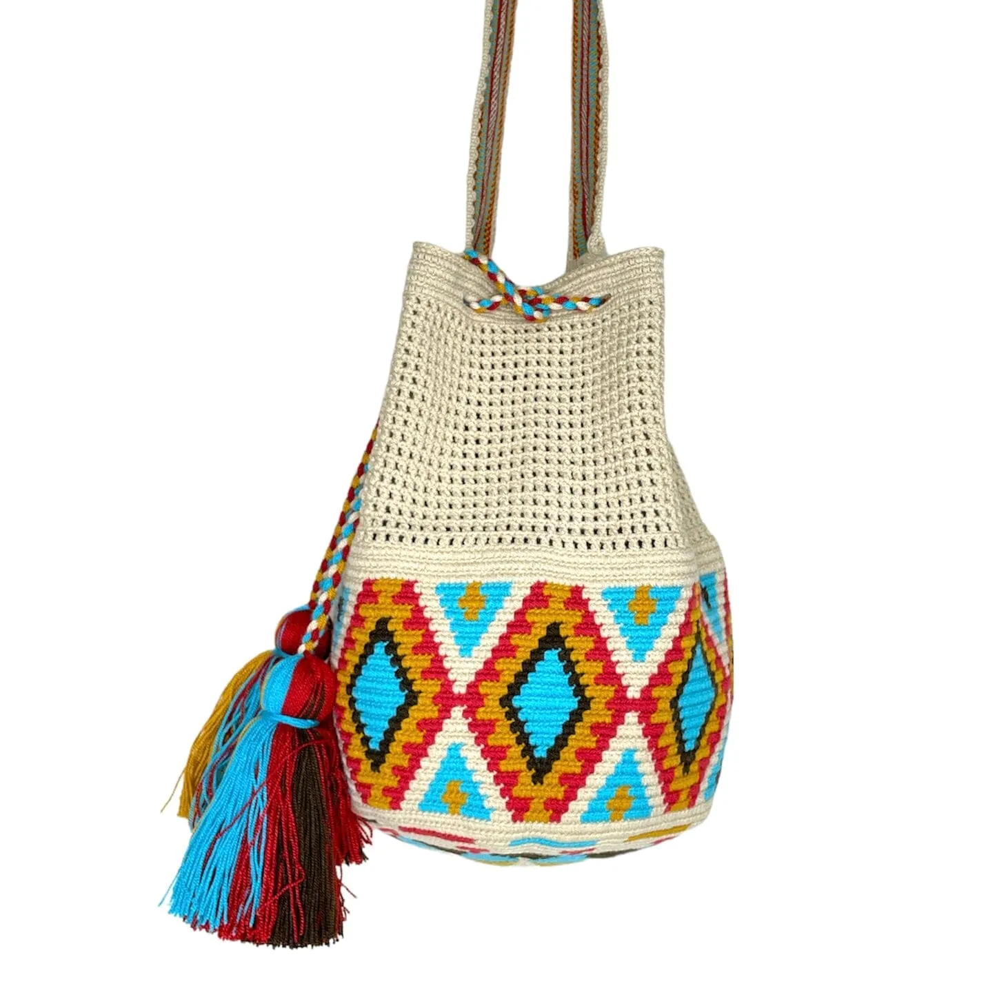 Colorful Crochet Mesh Bags | L