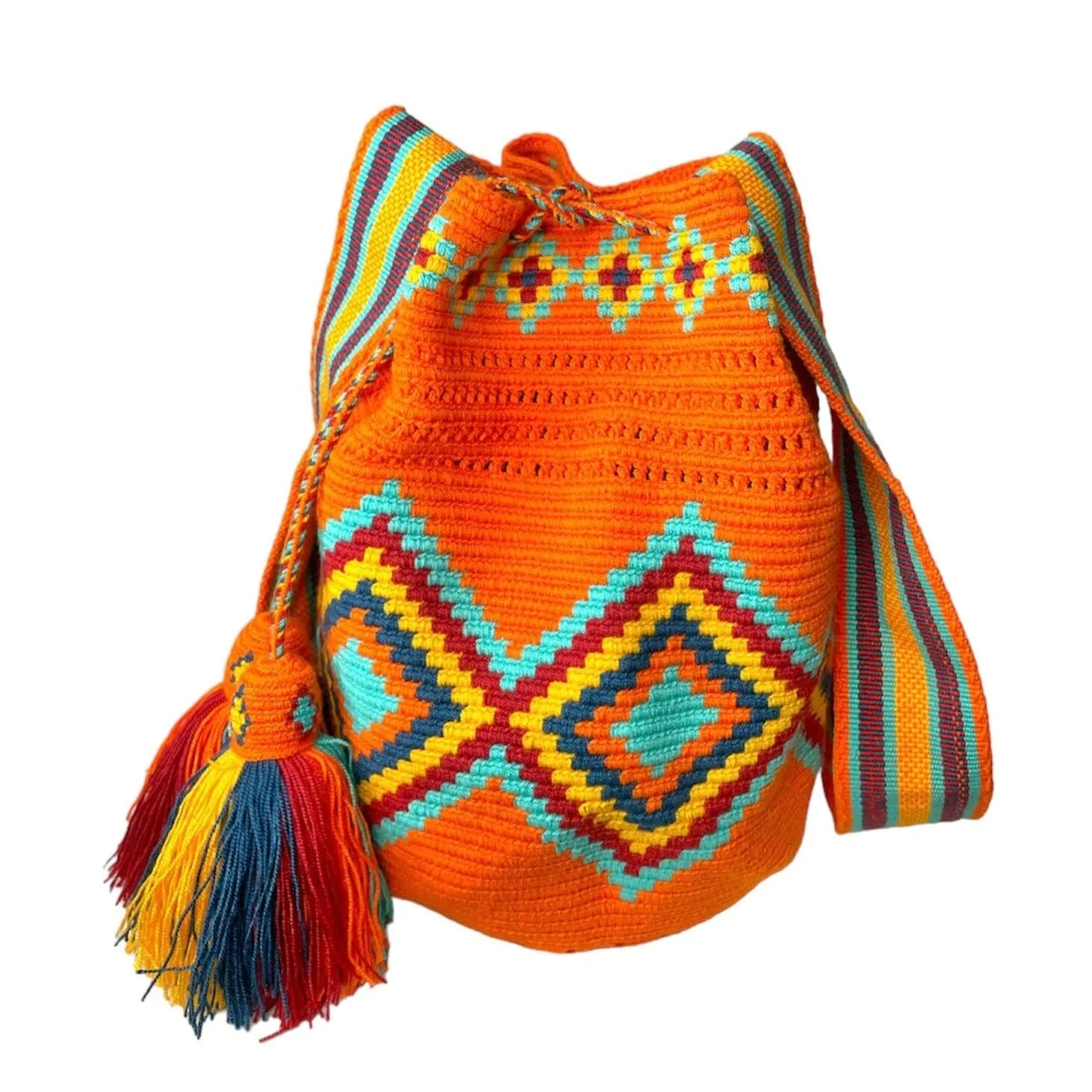 Colorful Crochet Mesh Bags | L