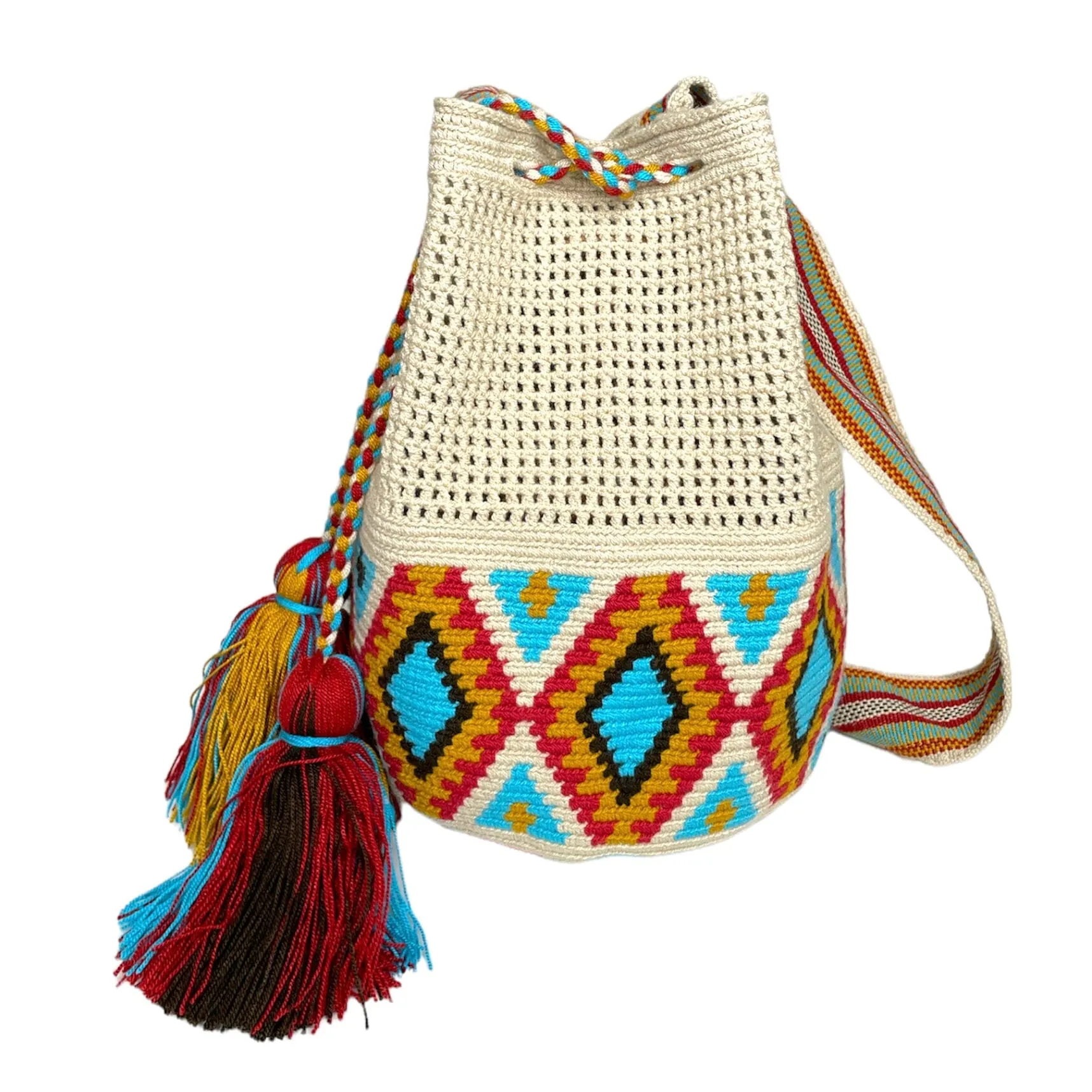 Colorful Crochet Mesh Bags | L