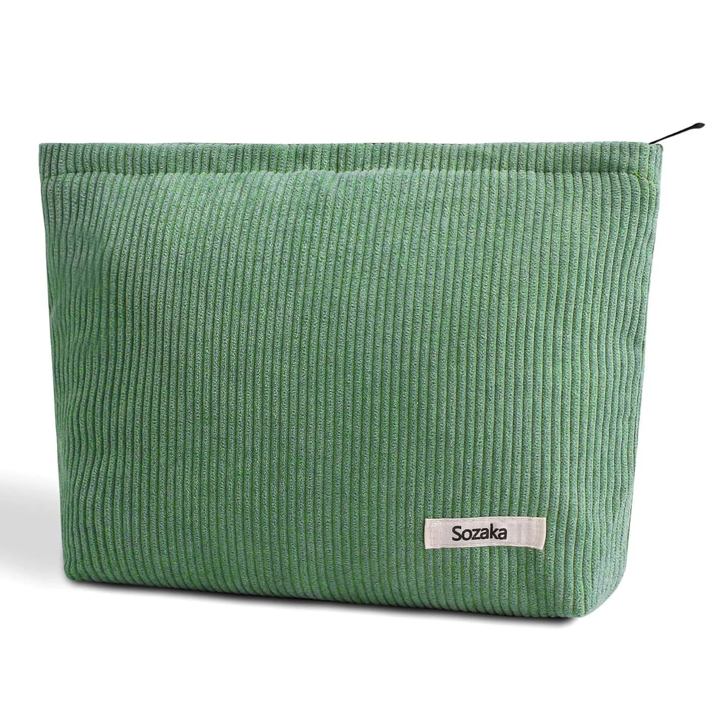 Corduroy Travel Makeup Bag, Large Capacity Travel Wash Bag