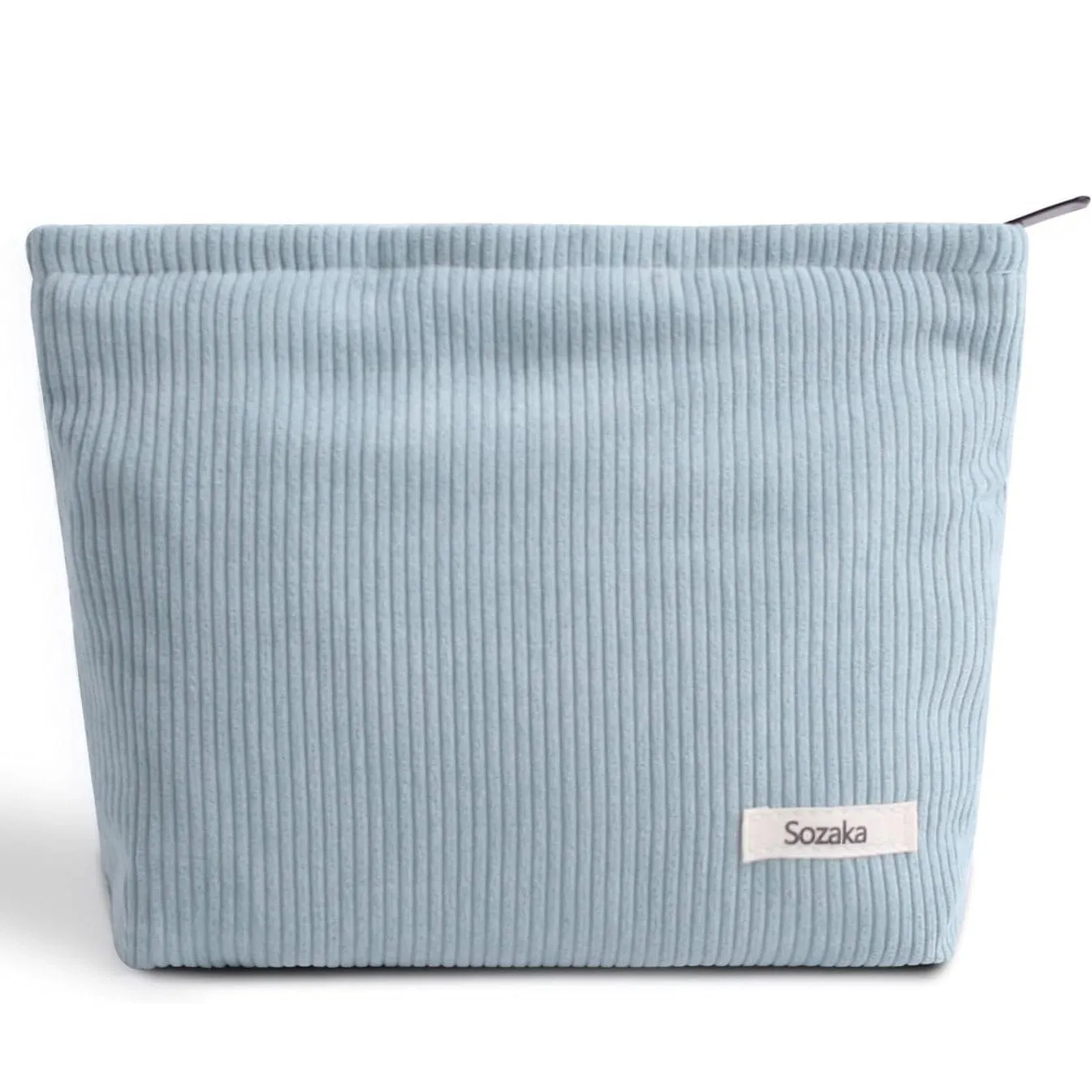 Corduroy Travel Makeup Bag, Large Capacity Travel Wash Bag