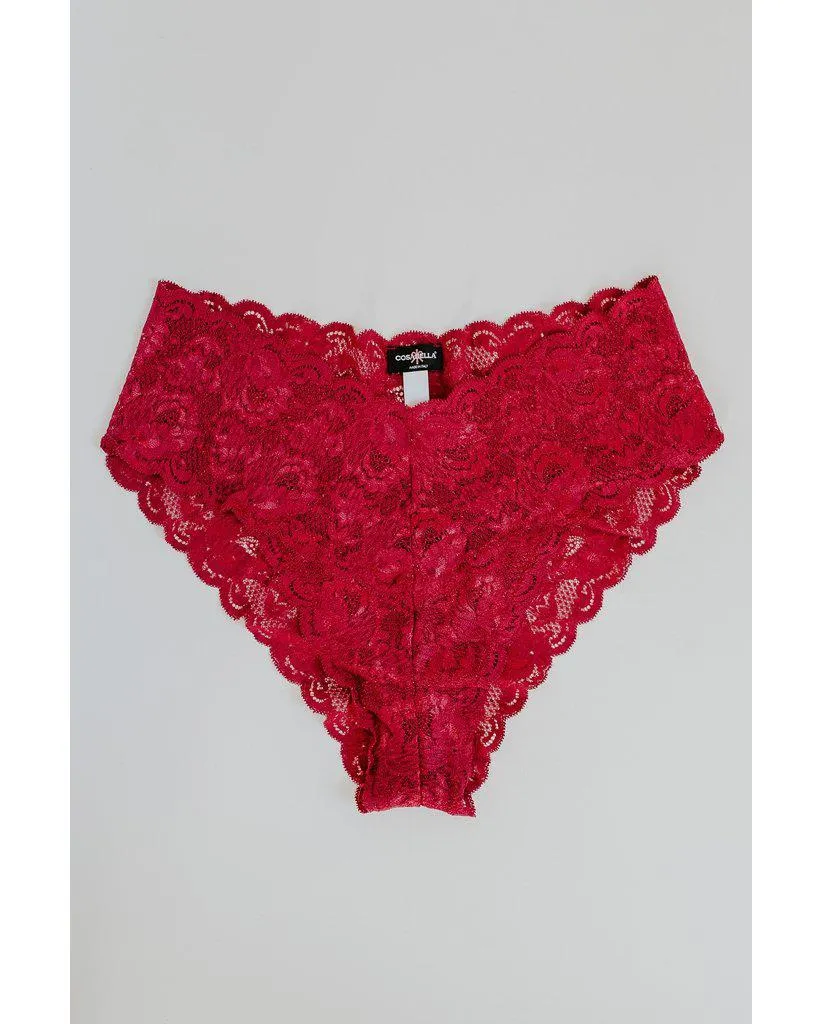 Curvy Hottie Boyshort - Ruby Red *FINAL SALE*