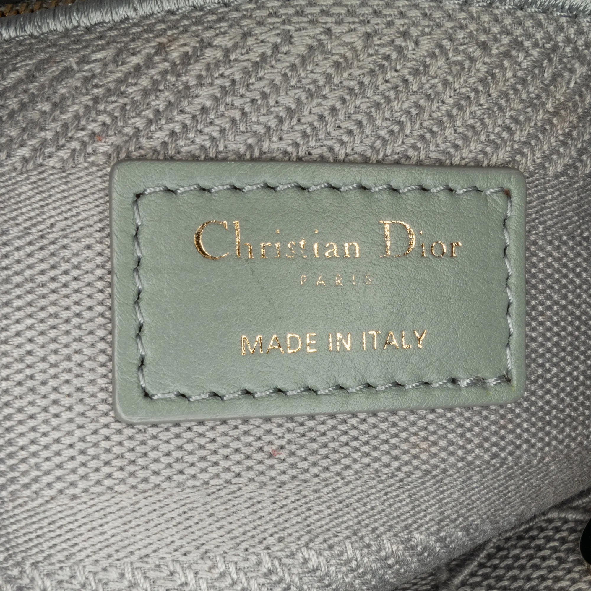 Dior Lady D-Lite Medium Grey Cannage Canvas