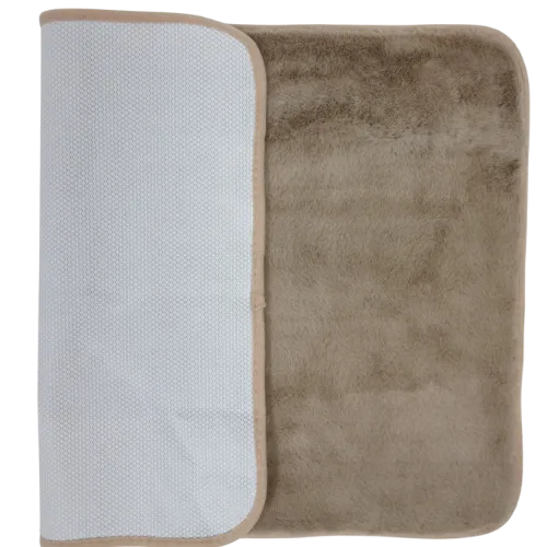 Faux Fur 60 x 40 Tan Bathmat