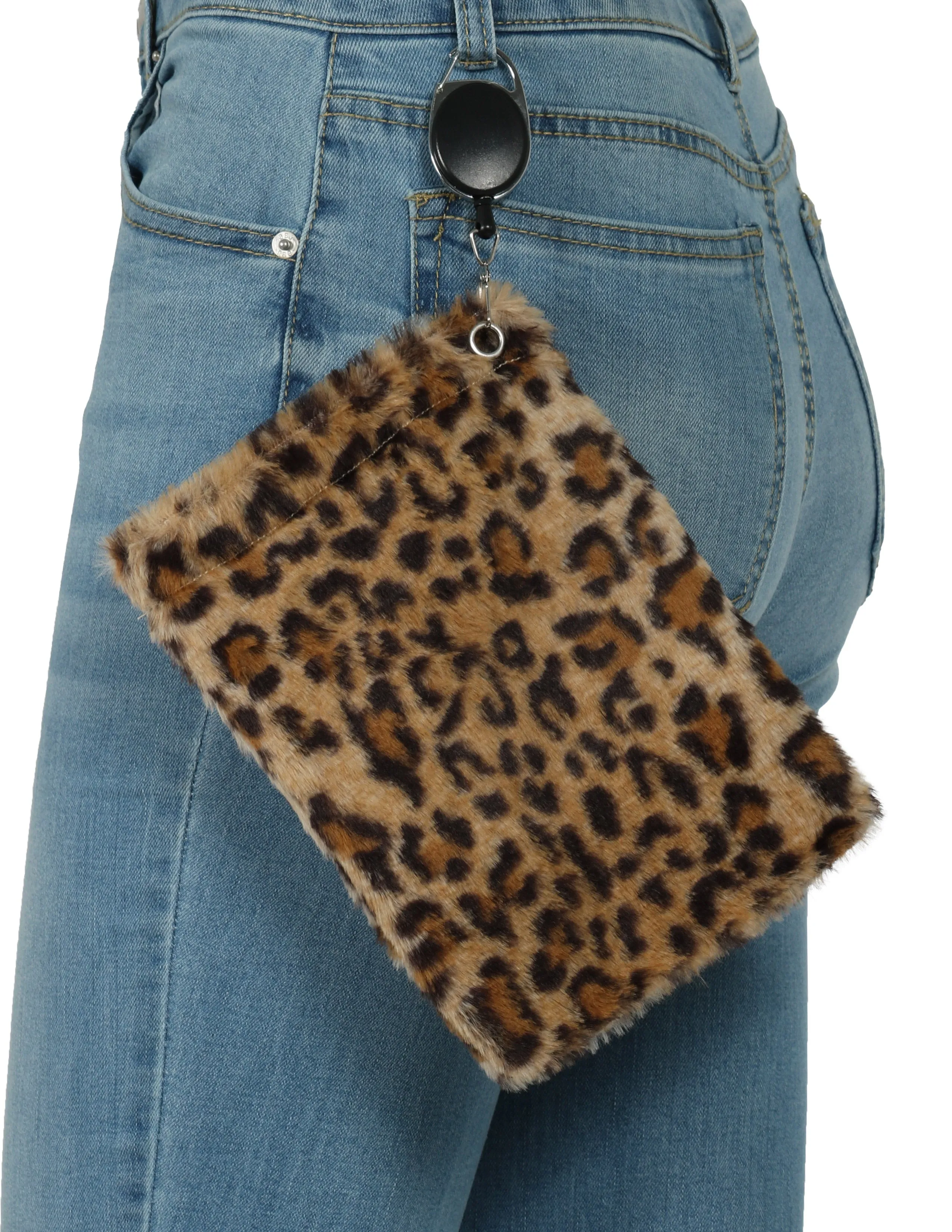 Faux Fur Safety Mitt Bag