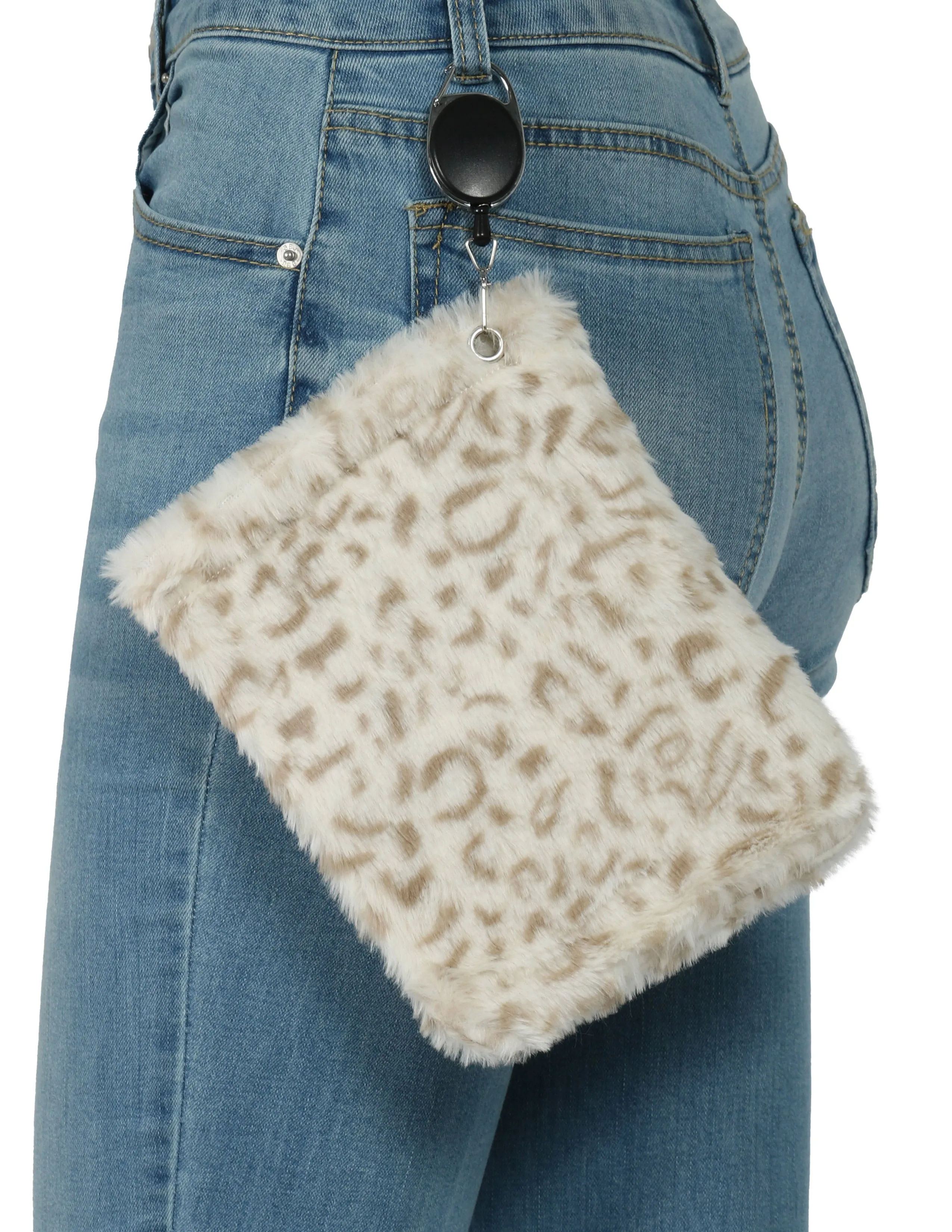 Faux Fur Safety Mitt Bag