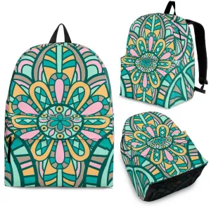 Green Mandala Backpack