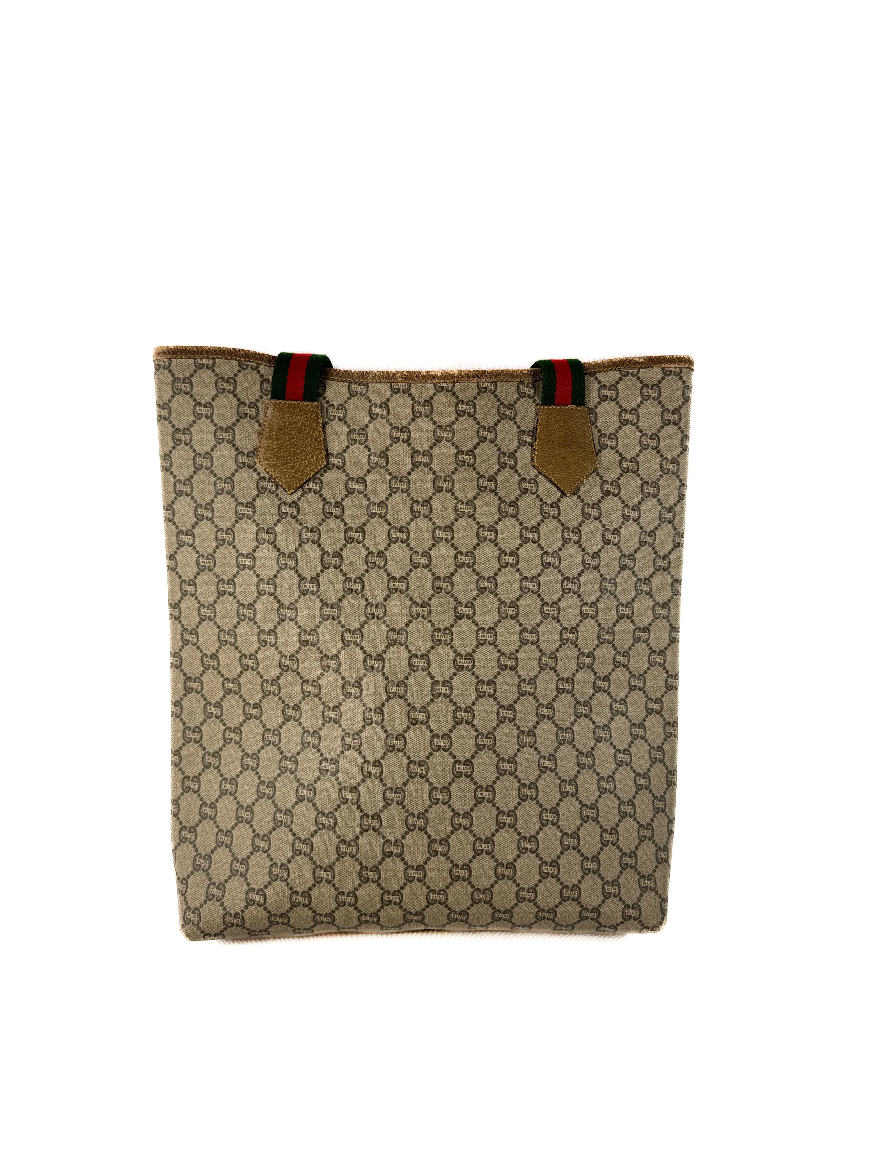 Gucci Plus signature vintage double G tote (serial worn off)