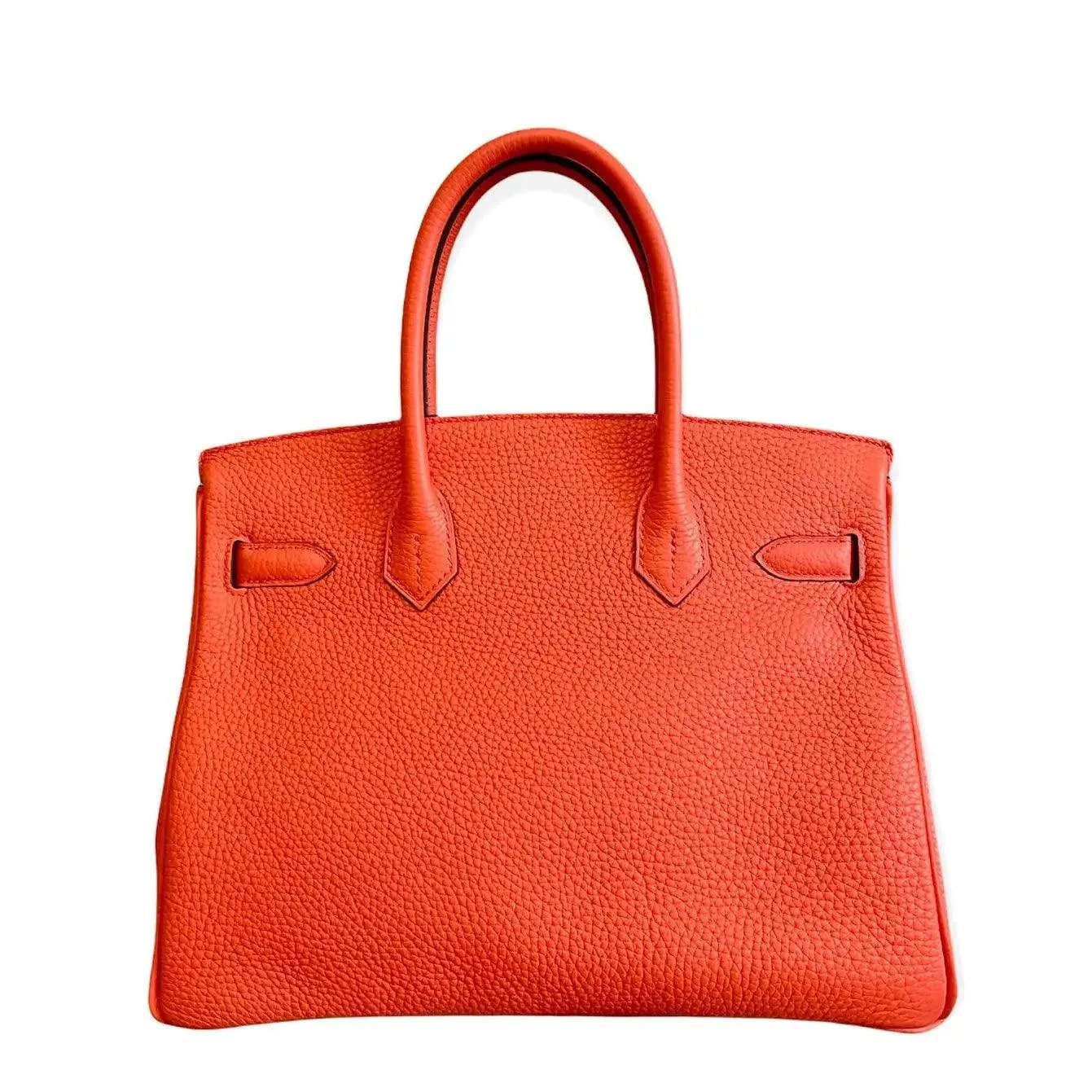 HERMES Birkin 30 Poppy Orange Bag