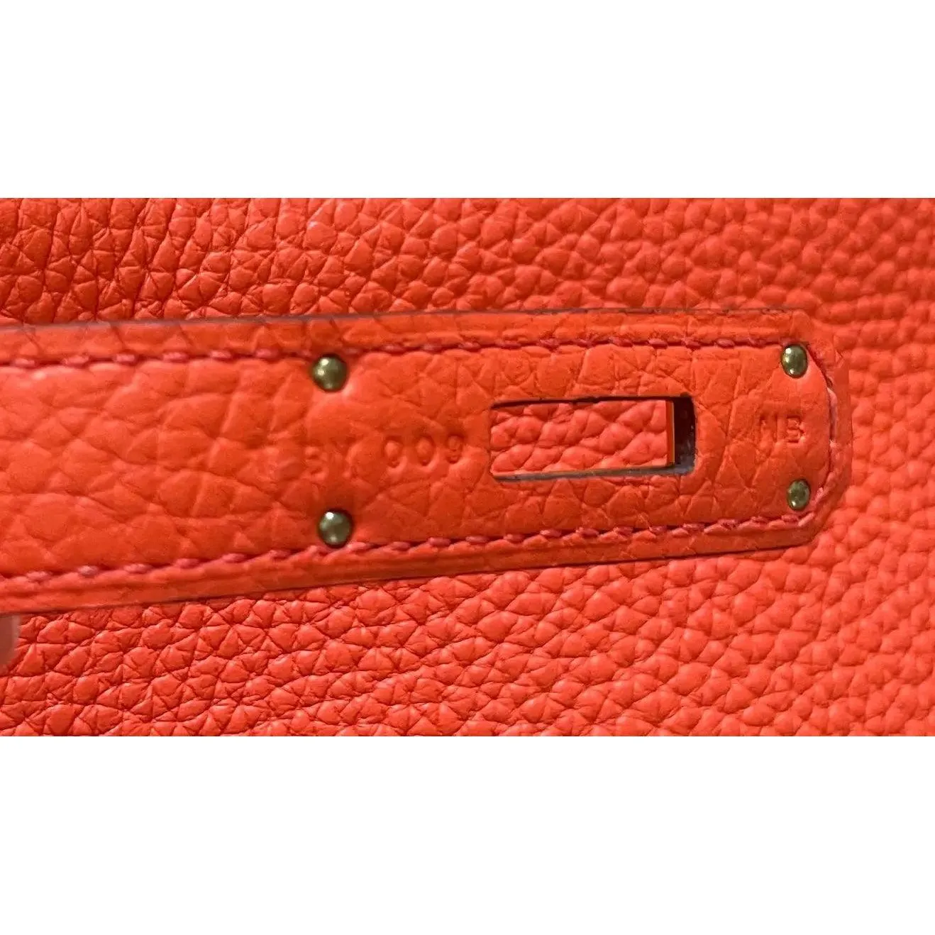 HERMES Birkin 30 Poppy Orange Bag