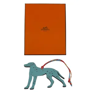 HERMÈS Labrador Dog Bag Charm - Blue