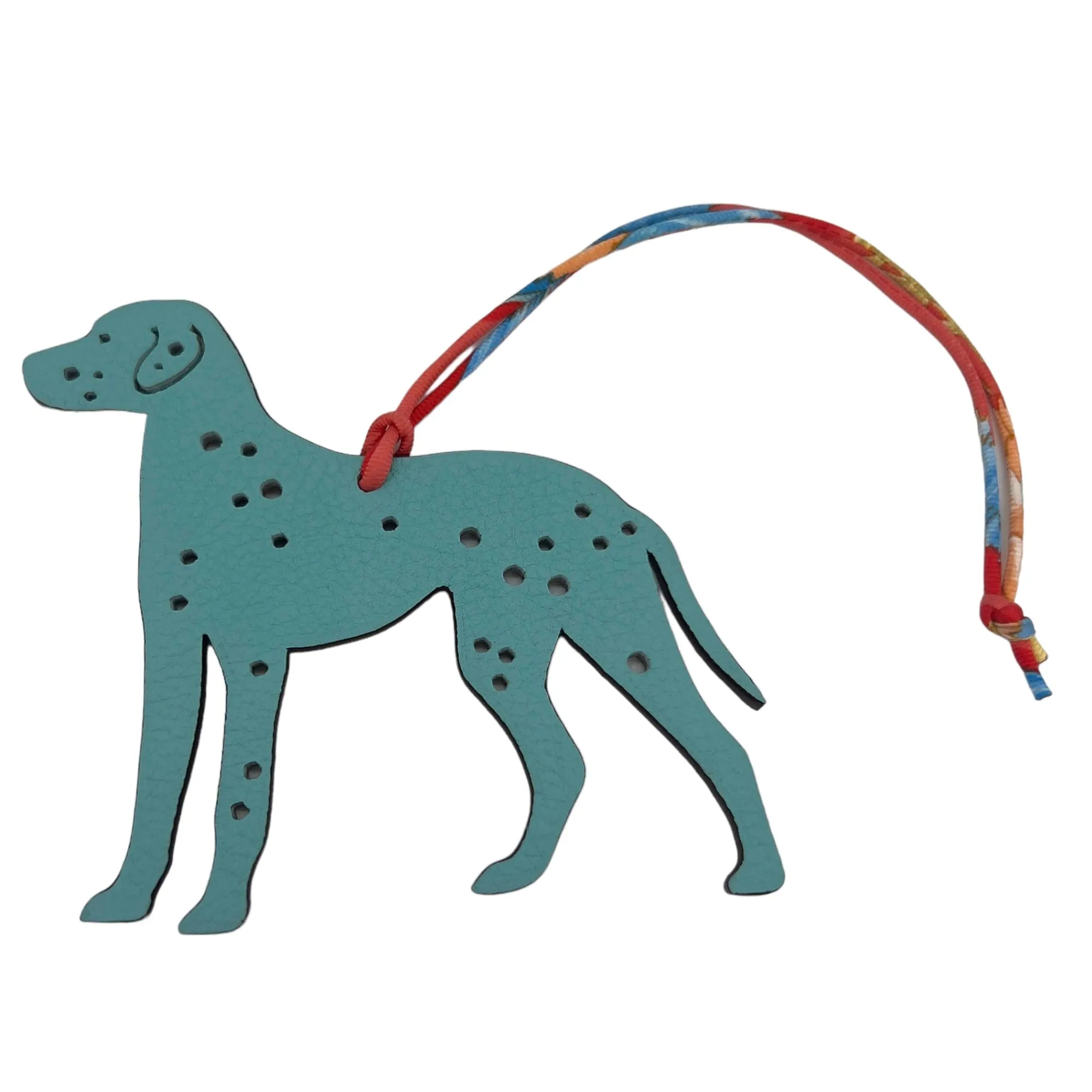 HERMÈS Labrador Dog Bag Charm - Blue