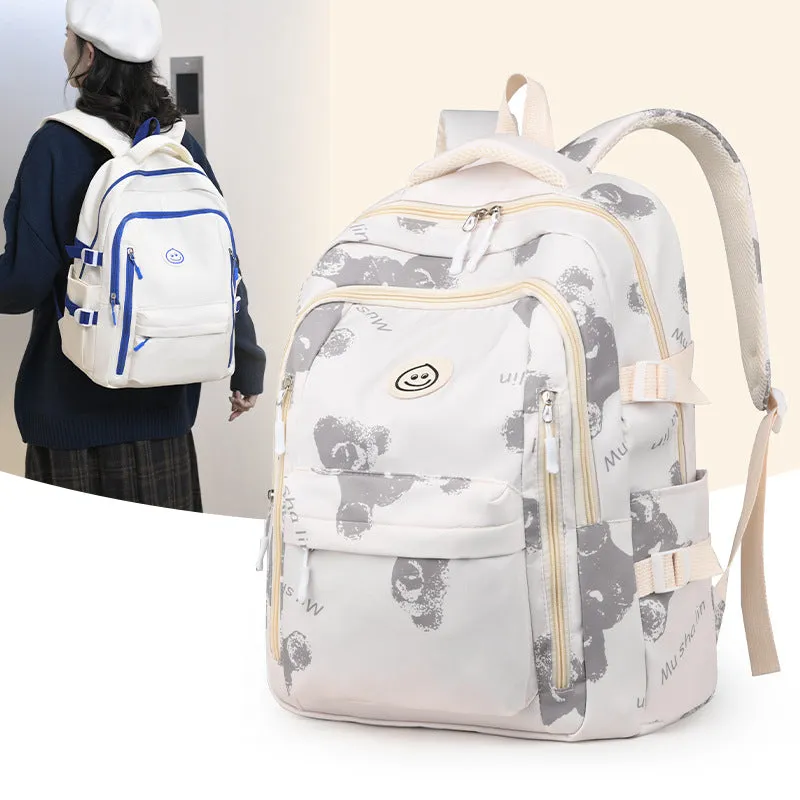 High School Students Backpack New Large Capacity Multi-Layer Student Schoolbag Outdoor Travel Large Double Back Foreign Trade Wholesale