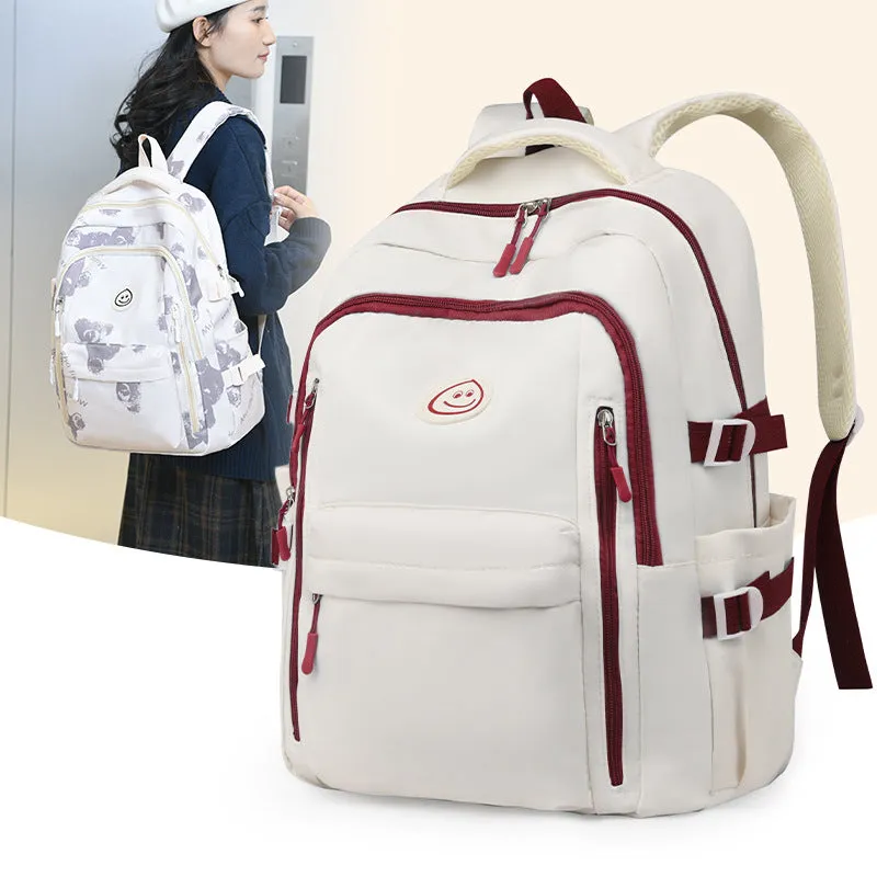 High School Students Backpack New Large Capacity Multi-Layer Student Schoolbag Outdoor Travel Large Double Back Foreign Trade Wholesale