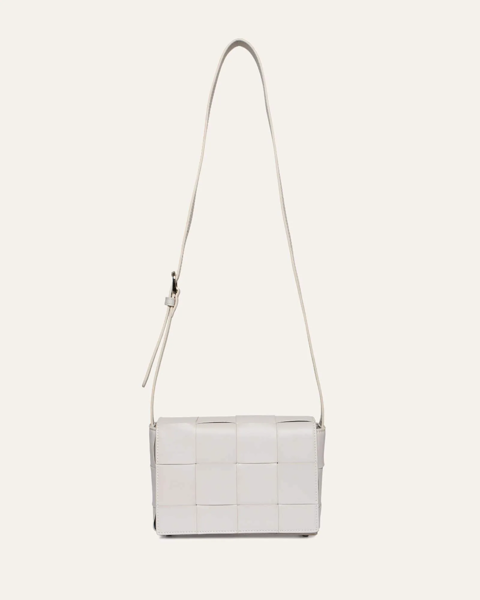 HONEY CROSS BODY BAG BONE LEATHER